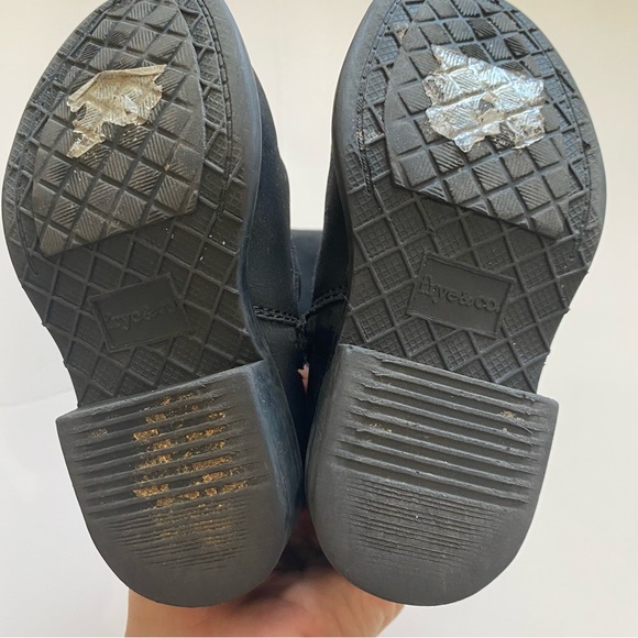 Frye & Co harness rivet black toddler riding boots EUC faux leather - Picture 2 of 10